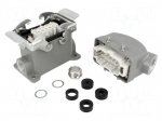 Connector: HDC | male + female | S-E | PIN: 10 | 10+PE | size 10B | angled