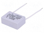 Capacitor: motors, run | 2uF | 400VAC | 41.4x28.5x16mm | Pitch: 37.5mm