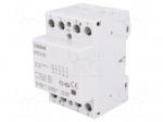 Contactor: 4-pole installation | NO x4 | 24VAC | 24VDC | 63A | DIN | IK