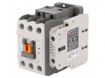 Contactor: 3-pole | NO x3 | Auxiliary contacts: NO + NC | 230VAC | 40A