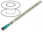 Wire | Li-2Y-CY-PIMF | 8x2x0,5mm2 | PVC | grey | 300V | CPR: Eca