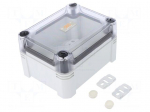 Enclosure: junction box | X: 151mm | Y: 167mm | Z: 87mm | polycarbonate