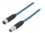 Cable: for sensors/automation | PIN: 8 | male | M12 male,M12 female