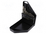 Drill set | Application: metal,steel,stainless steel | Pcs: 10