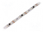 Programmable LED tape | RGB | 5050 | 12V | LED/m: 60 | 10mm | 140&deg; | IP20