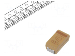 Capacitor: tantalum | 220uF | 10VDC | SMD | Case: C | 2312 | &plusmn;10%