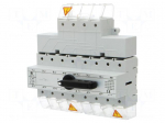 Switch: mains-generator | Stabl.pos: 3 | 160A | I-0-II | Mounting: DIN