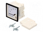 Ammeter | on panel | I DC: 0&divide;40A | Class: 1.5 | Length: 61mm | 600V | MA17