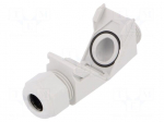 Cable gland | angular | M20 | 1.5 | IP68 | polyamide | grey | HSK-W