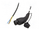 EMobility: cable | 1x0.5mm2,3x6mm2 | 250VAC | 8kW | IP44 | single-phase