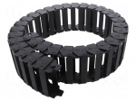 Cable chain | B17 | Bend.rad: 100mm | L: 1006mm | Int.height: 32mm