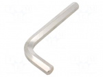 Wrench: hex key | HEX 17mm | Overall len: 160mm | short