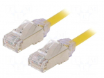 Patch cord | F/UTP,TX6A-28&trade; | Cat: 6a | RJ45 plug,both sides | wire