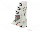 Relay: interface | SPDT | Ucoil: 24VDC | for DIN rail mounting | CR-P