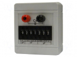 Decade box: capacitance | Number of ranges: 7 | 1pF&divide;9999999pF | 100V