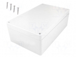 Enclosure: multipurpose | X: 160mm | Y: 260mm | Z: 90.5mm | aluminium