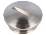 Stopper | M40 | 1.5 | IP54 | brass | Plating: nickel | V-N-Ms | 8.5mm