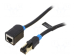 Extender Ethernet | S/FTP | Cat: 6 | RJ45 socket,RJ45 plug | OFC | 0.5m