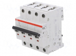 Circuit breaker | 230/400VAC | Inom: 63A | Poles: 4 | Charact: C | 6kA