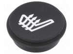 Button | round | &Oslash;21mm | black | 09