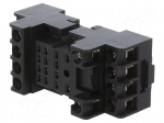 Socket | PIN: 14 | 7A | 250VAC | for DIN rail mounting | -40&divide;70&deg;C