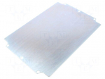 Mounting plate | steel | Plating: zinc