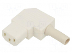 Connector: AC supply | plug | female | 10A | 250VAC | C13 (F) | IEC 60320