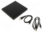External DVD drive | black | USB A | USB 2.0 | 137x133x16mm