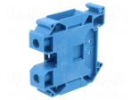 Splice terminal: rail | screw terminal | blue | polyamide | 1.5&divide;50mm2