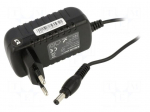 Power supply: switching | mains,plug-in | 9VDC | 2A | 18W | Out: 5,5/2,1