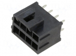 Connector: wire-board | male | PIN: 8 | straight | for cable | THT | 3.5mm