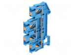 Splice terminal: rail | PTTB | 22A | 500V | for DIN rail mounting