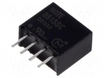 Converter: DC/DC | 1W | Uin: 4.5&divide;5.5VDC | Uout: 15VDC | Iout: 67mA | SIP4