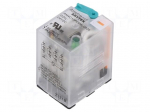 Relay: electromagnetic industrial | 4PDT | 24VDC | 5A/277VAC | PCB