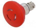Switch: emergency stop | 22mm | Stabl.pos: 2 | red | IP66,IP67,IP69K