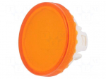 Actuator lens | 22mm | 84 | orange,transparent | plastic