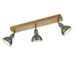 Trio Delhi spotlight 3-pc E14 antique steel gaismeklis 803400367 4017807430219