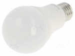 LED lamp | neutral white | E27 | 230VAC | 1055lm | 11W | 180&deg; | 4000K
