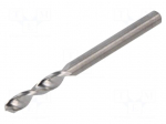 Drill bit | for metal | &Oslash;: 4.2mm | L: 55mm | cemented carbide | case