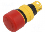 Switch: emergency stop | 16mm | Stabl.pos: 2 | red | none | 61 | Pos: 2