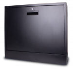 3U 19'' Wall cabinet for CCTV, ALARM, IT/ 580x500x180mm / Black/ Assembled