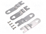 Set of clips | stainless steel | 4pcs | ENYSTAR