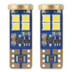 Autolambid, Mootorratta ja traktori valgustid // Auto LED-pirnid ja komplektid // Żar&oacute;wki led canbus 12smd 2835 t10e w5w white 12v 24v amio-01636