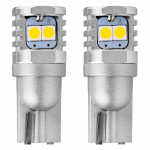 Autolambid, Mootorratta ja traktori valgustid // Auto LED-pirnid ja komplektid // Żar&oacute;wki led canbus 3030 6smd t10 w5w w10w white 12v 24v amio-02801