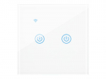 Uued tooted // 72-088# Inteligentny włącznik światła dwukanałowy szklany wifi tuya
