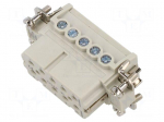 Connector: HDC | contact insert | female | CDA | PIN: 10 | 16A | 600V