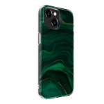 Back panel cover Evelatus Apple iPhone 15 PC Customized Print Design Marble Green