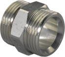 Uponor compr. brass coup. MT3/4"-MT3/4" (Eurocone)