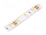LED tape | white warm | 2835 | LED/m: 60 | 10mm | IP68 | 120&deg; | 4W/m | 12VDC