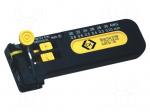 Stripping tool | 0.25&divide;0.8mm | Wire: round